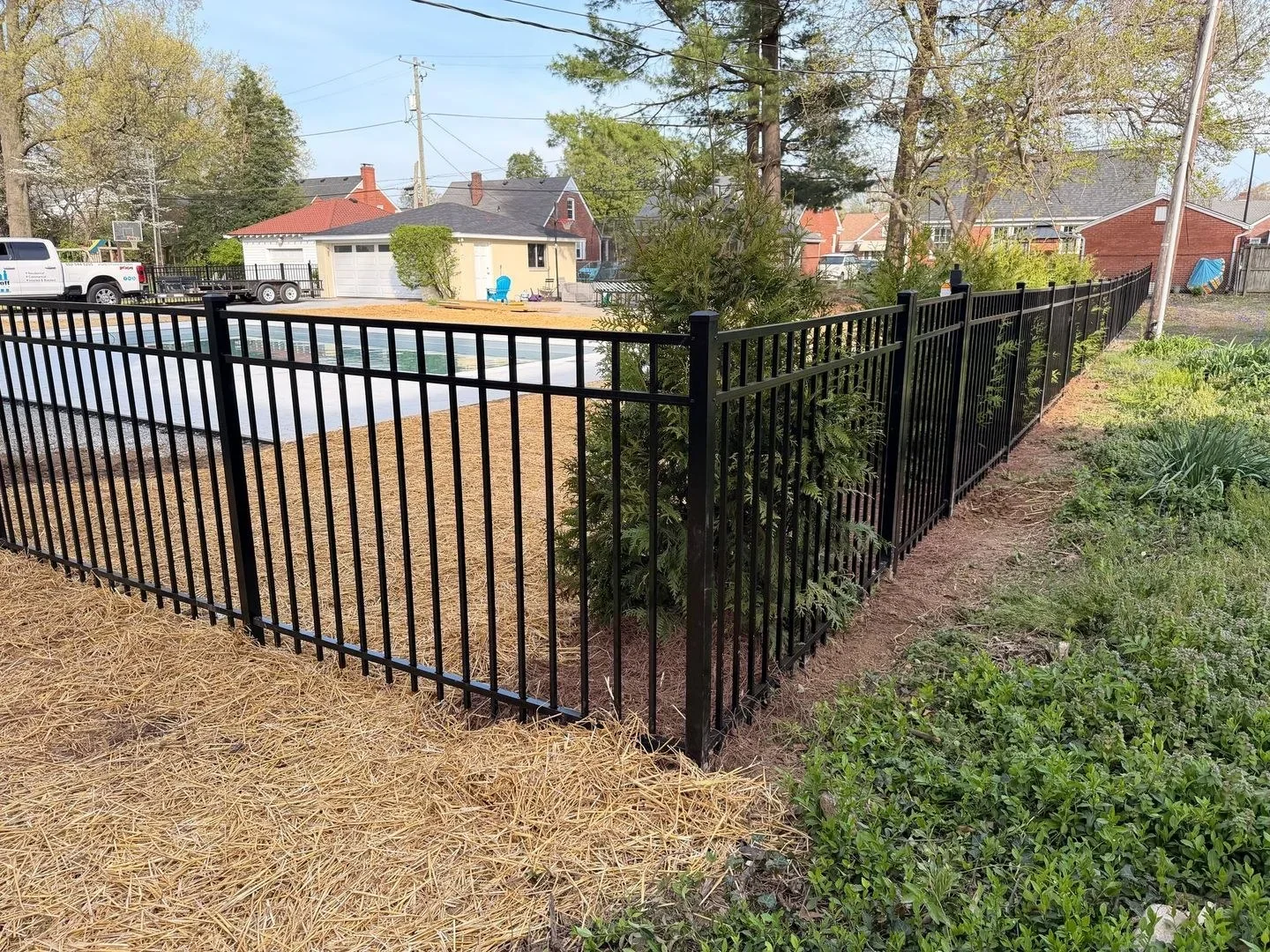 Fence installed by Shatkoff Fencing