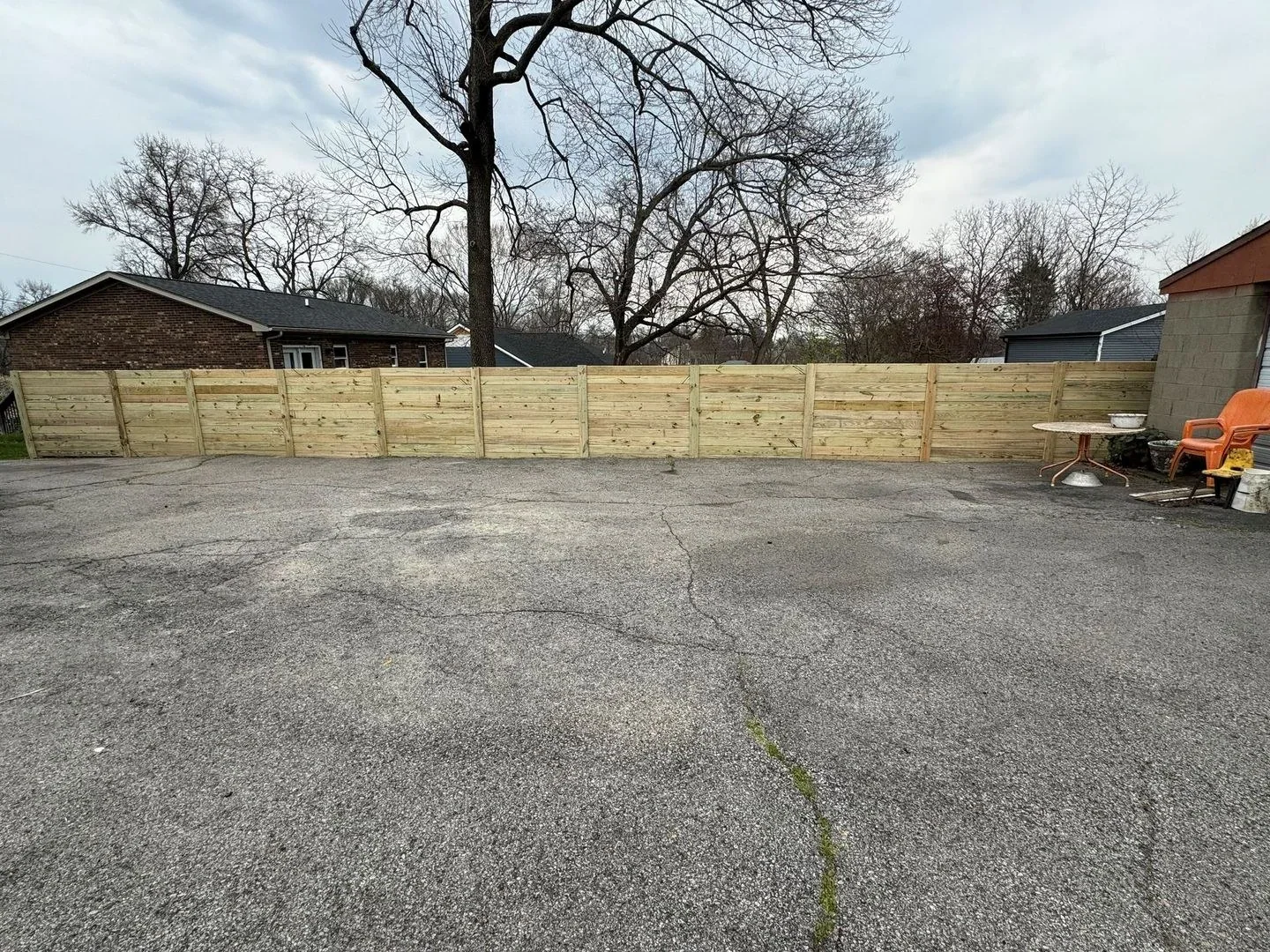 Fence installed by Shatkoff Fencing